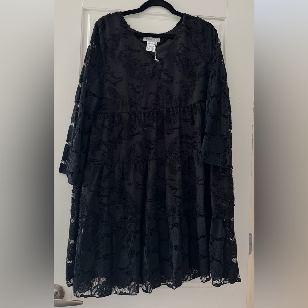 Black Bell Summer Dress Long Sleeve